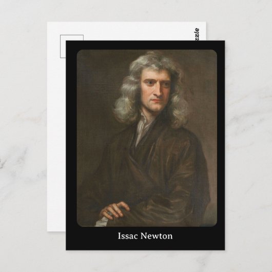 Issac Newton Briefkaart (Voorkant / Achterkant)