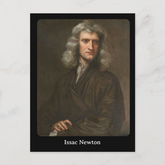 Issac Newton Briefkaart (Voorkant)