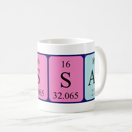 Issac periodieke lijstnaam mok (Voorkant rechts)