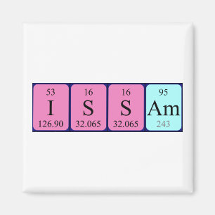 Issam periodieke table name magnet