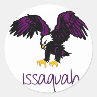 Issaquah Eagles Ronde Sticker