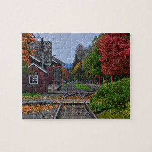 Issaquah Train Station Jigzaag Puzzle Legpuzzel