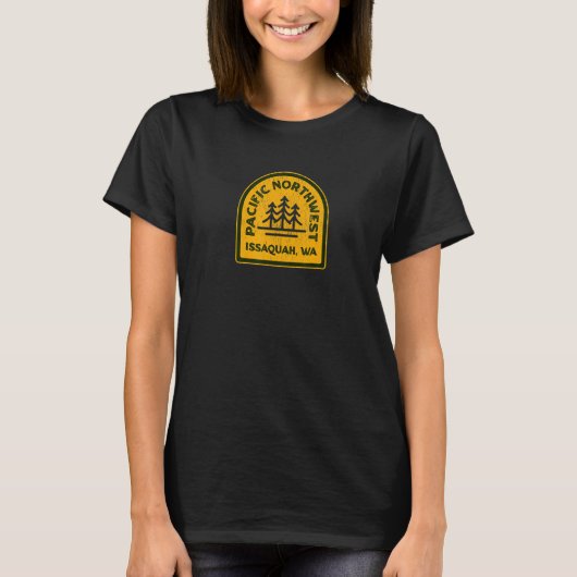 Issaquah Washington PNW Pacific Northwest T-shirt (Voorkant)