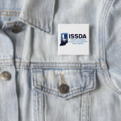 ISSDA-Button Vierkante Button 5,1 Cm (In situ)