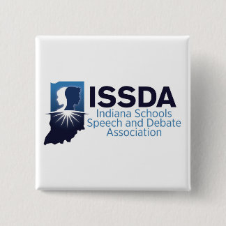 ISSDA-Button Vierkante Button 5,1 Cm