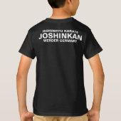 Isshinryu Karate, Joshinkan, Germany, k, black T-shirt (Achterkant)