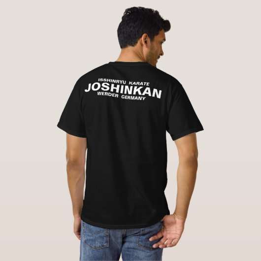 Isshinryu Karate, Joshinkan, Germany, m, bl T-Shir T-shirt (Achterkant volledig)