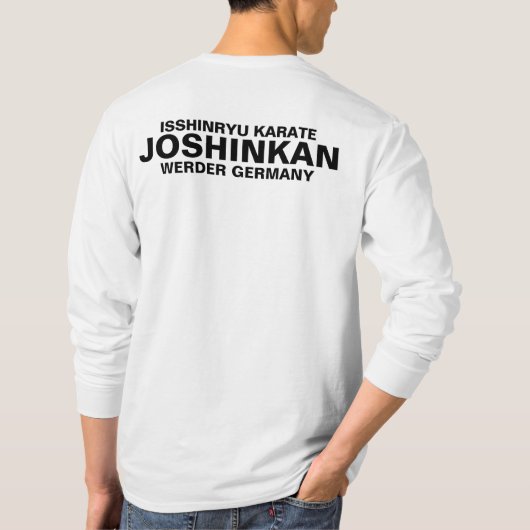 Isshinryu Karate, Joshinkan, Langarm Shirt (Achterkant)