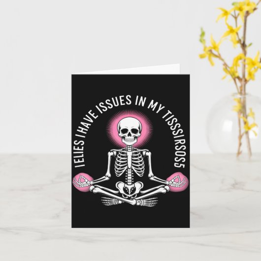 Issues In My Tissues Ehlers Danlos Syndrome Awaren Kaart (Gele Bloem)