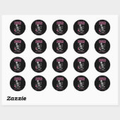 Issues In My Tissues Ehlers Danlos Syndrome Funny  Ronde Sticker (Vel)
