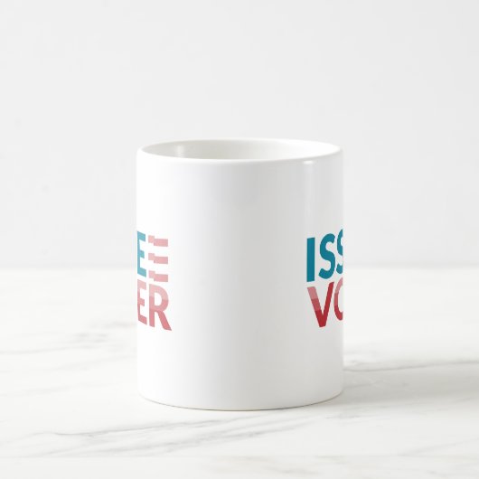 IssueVoter Flag Dual Sided Mok (Center)