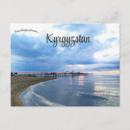 Issyk Kul in Kirgizië Briefkaart
