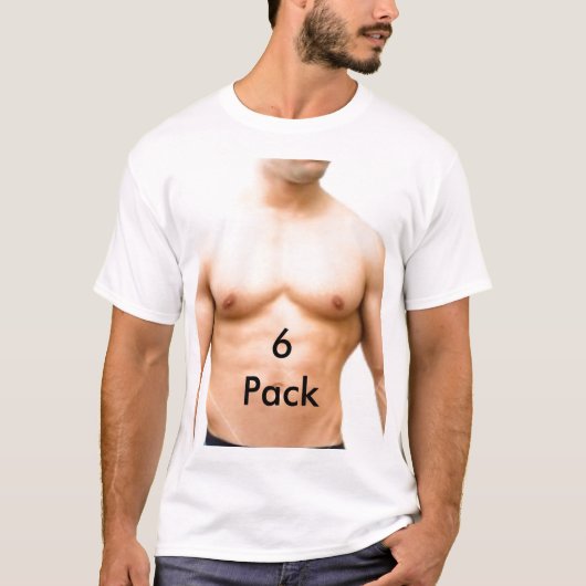 ist2_1063532_six_pack_abs_in_underwear, 6 Pack T-shirt (Voorkant)