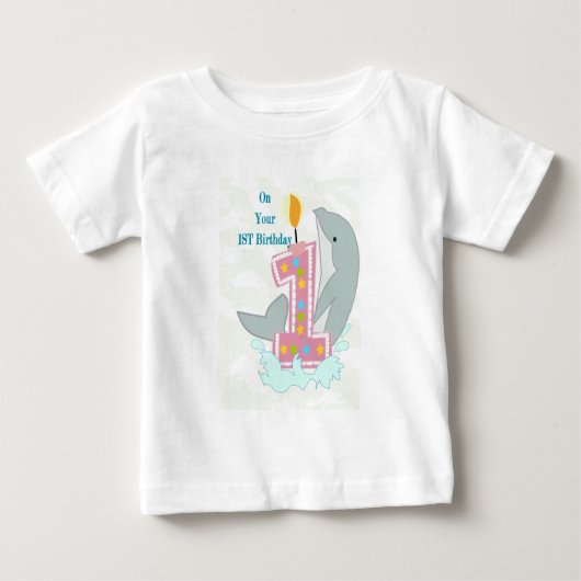 Ist Birthday Baby T-Shirt (Voorkant)