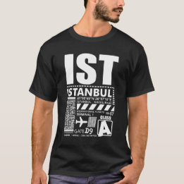 IST Luchthaven Havalimanı Istanbul T-shirt