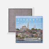 Istanboel. Cityscape. Magneet (Voorkant / Achterkant)