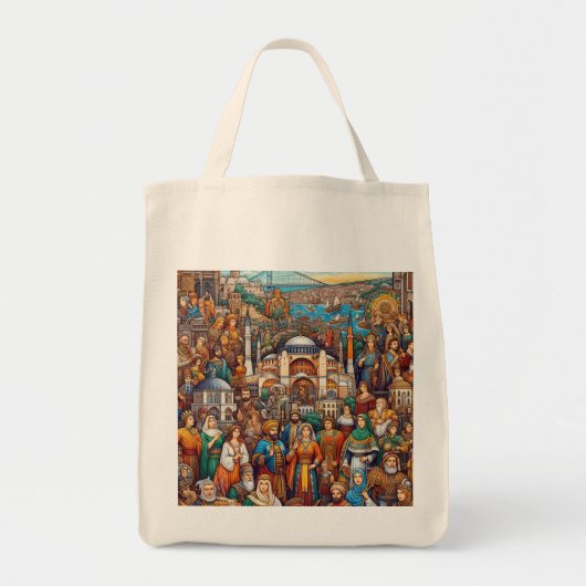 Istanboel Cultuur Canvas tas (Voorkant)