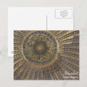 Istanboel - Dome van Hagia Sophia briefkaart (Voorkant / Achterkant)