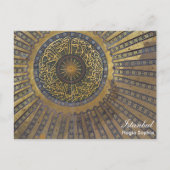 Istanboel - Dome van Hagia Sophia briefkaart (Voorkant)