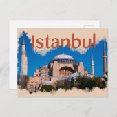 Istanboel: Hagia Sophia Briefkaart (Voorkant / Achterkant)
