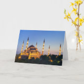 Istanboel - het wenskaart van Ahmed Mosque van de Kaart (Gele Bloem)