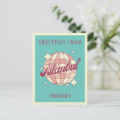 Istanboel Istanboel Turkije Retro  Briefkaart (Staand voorkant)