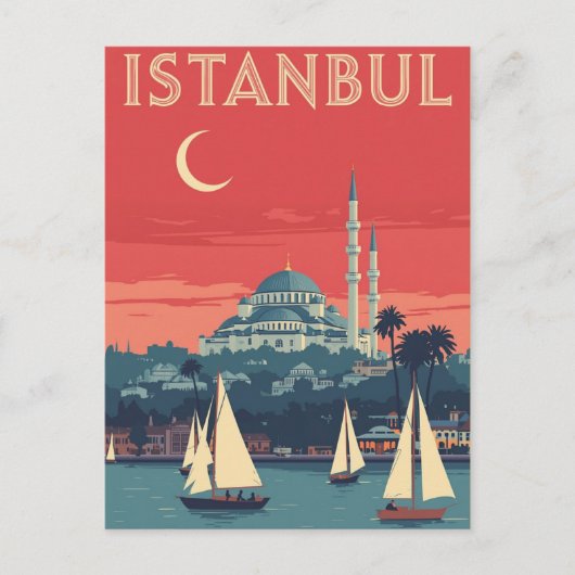  Istanboel reizen Briefkaart (Voorkant)