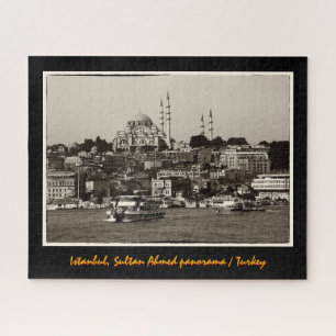 Istanboel, Sultan Ahmed panorama, historisch Turki Legpuzzel
