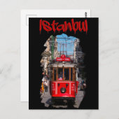 Istanboel: Taksim Tram Briefkaart (Voorkant / Achterkant)