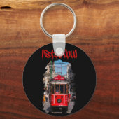Istanboel: Taksim Tram Sleutelhanger (Voorkant)
