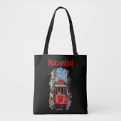 Istanboel: Taksim Tram Tote Bag (Voorkant)
