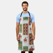 Istanboel Tapijten Koffie:  Patroon Schort (Gedragen)