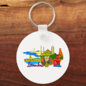Istanboel - Turkije.png Sleutelhanger (Voorkant)