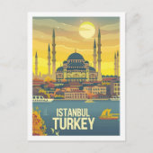 Istanboel Turkije Vintage Beroemde Reisplaats Briefkaart (Voorkant)