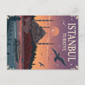 Istanboel Turkije Zonsondergang Briefkaart (Voorkant)