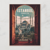 Istanboel turkiye reizen  souvenirs geschenken briefkaart (Voorkant)