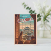 Istanboel turkiye reizen souvenirs geschenken briefkaart (Staand voorkant)
