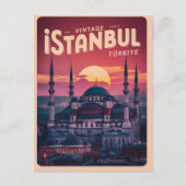 Istanboel turkiye reizen souvenirs geschenken briefkaart (Voorkant)