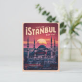 Istanboel turkiye reizen souvenirs geschenken briefkaart (Staand voorkant)