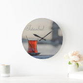 . Istanboel - Turkse theefotografie. Grote Klok (Huis)