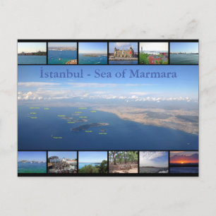 Istanboel - Zee van Marmara met de Eilanden van de Briefkaart