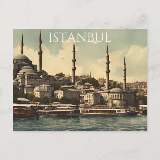 Istanbul (22) briefkaart (Voorkant)