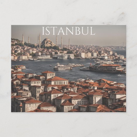 Istanbul (8) briefkaart (Voorkant)