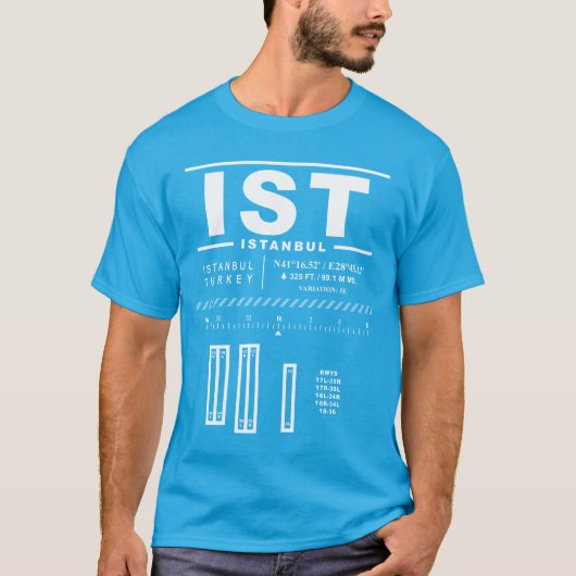 Istanbul Airport IST T-shirt (Voorkant)