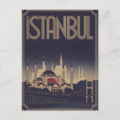 Istanbul art deco briefkaart (Voorkant)