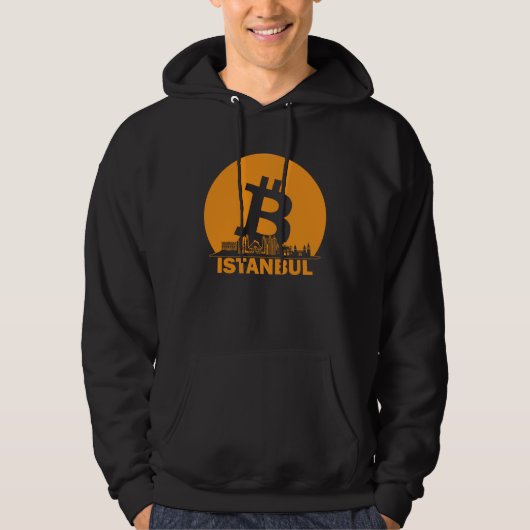 Istanbul Bitcoin Maximalist  Bitcoin Istanbul Skyl Hoodie (Voorkant)