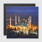 Istanbul Blauwe Moskee Nachtlandschap Premium Reiz (Voorkant / Achterkant)