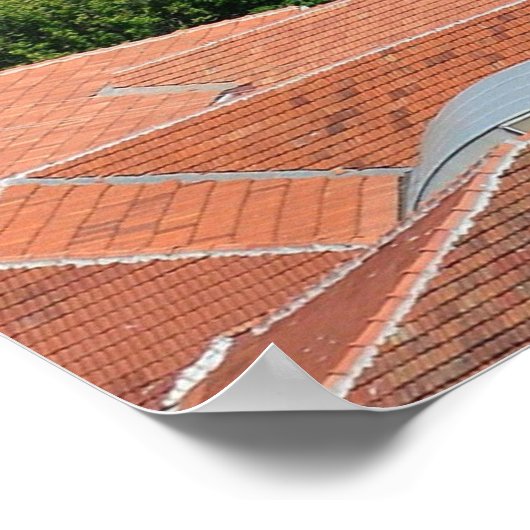 Istanbul Blauwe Moskee Nachtlandschap Premium Reiz Poster (Hoek)