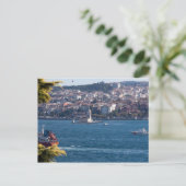 Istanbul Bosphorus Briefkaart (Staand voorkant)