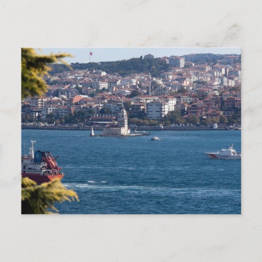 Istanbul Bosphorus Briefkaart (Voorkant)
